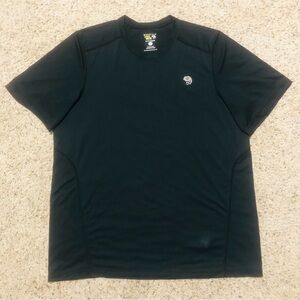 Mountain Hardwear Shirt Black Short Sleeve Performance